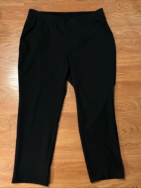 Lane Bryant Black Pull-On Trousers